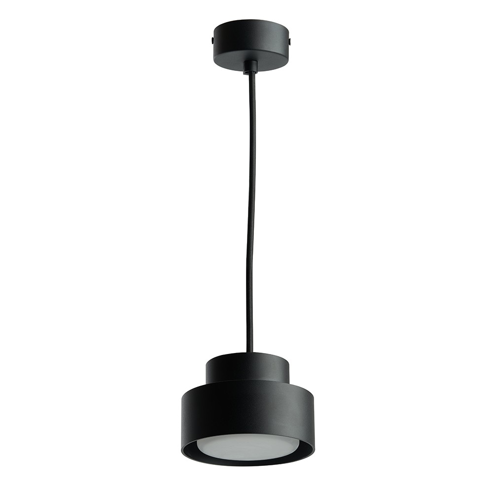 Подвесные светодиодные светильники Светильник подвесной Feron HL3678 Barrel AURA levitation GX53 чёрный 48409 