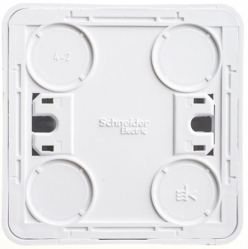 Этюд Белый Переключатель 1-клавишный Systeme Electric Этюд наружный Белый BA10-004B