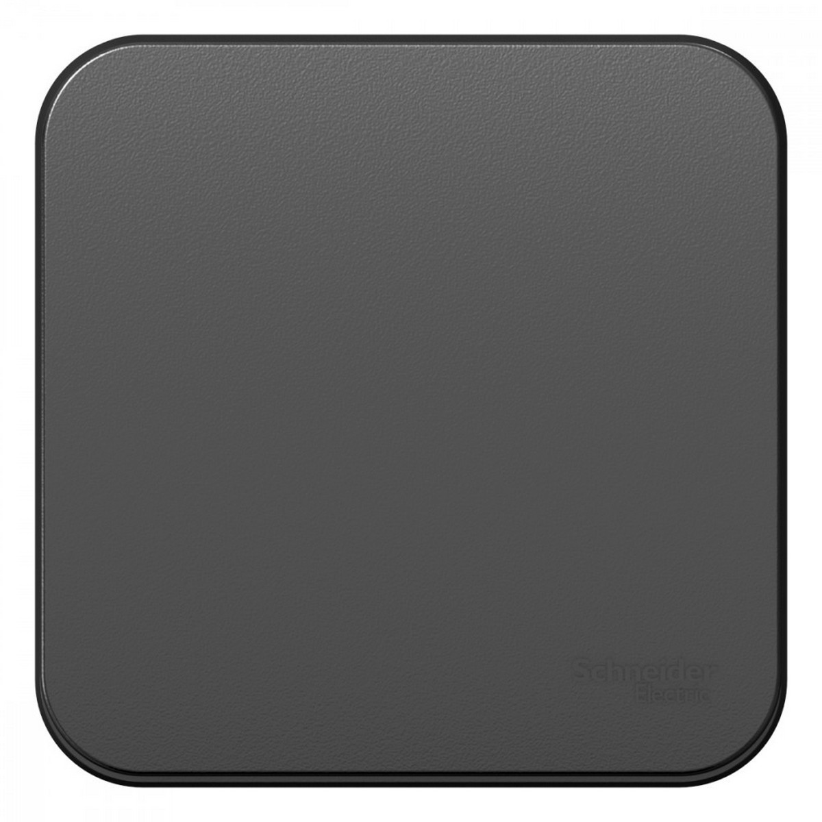 Blanca антрацит розетки и выключатели Переключатель SE Blanca 1-клавишный Антрацит наружный изолир. пластина BLNVA106016