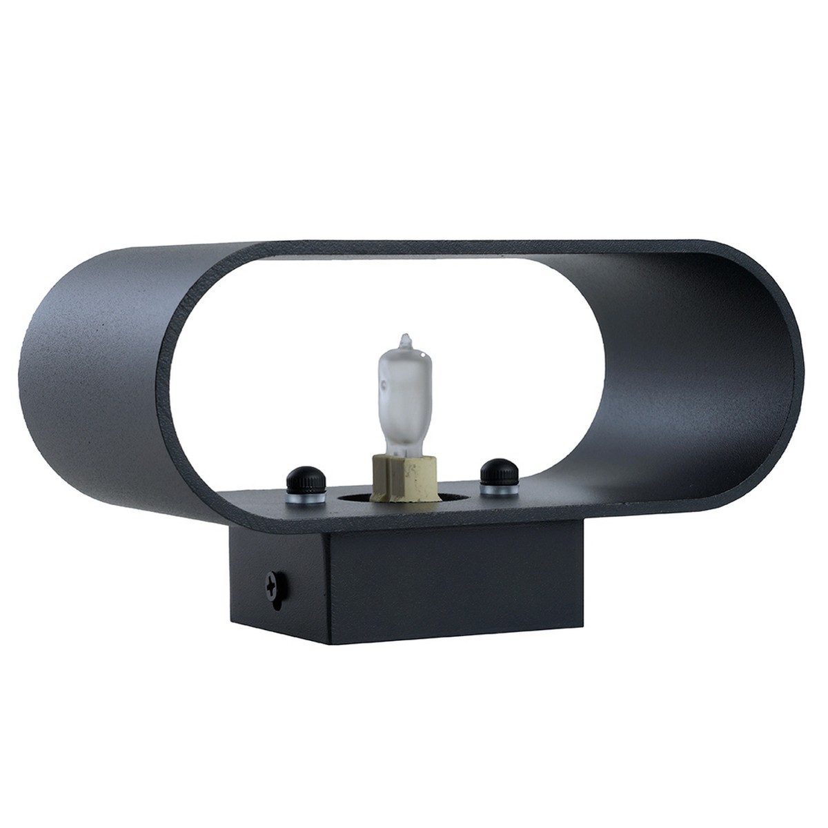 Накладные светодиодные светильники Светильник настенный Feron ML1780 Oval 5W чёрный 48435 