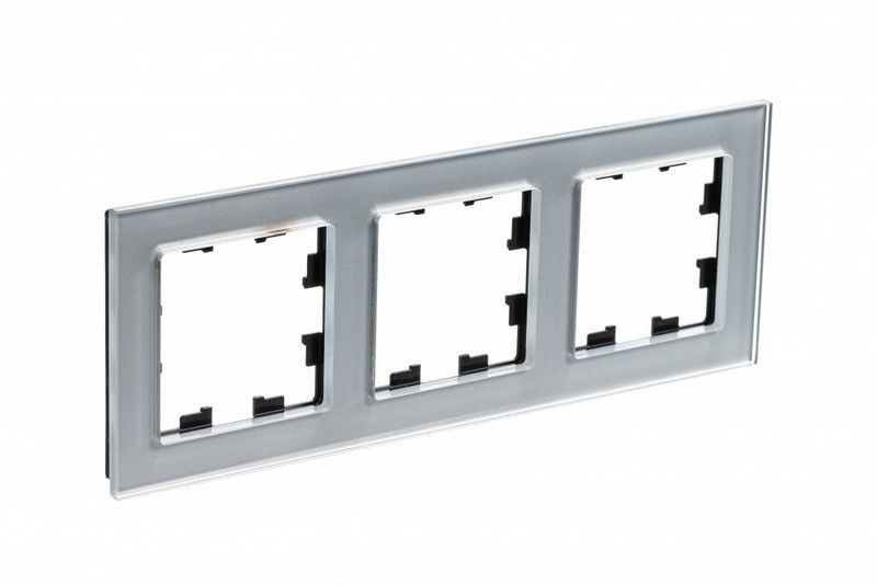 AtlasDesign Рамки Nature Рамка Systeme Electric AtlasDesign Nature Стекло алюминий 3-ая ATN320303