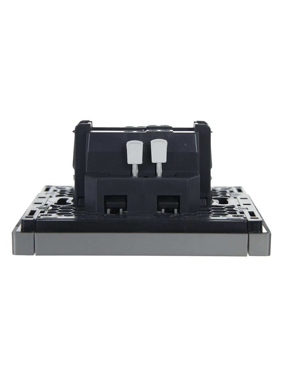 IEK FORTE&PIANO Сталь Выключатель IEK FORTE&PIANO Сталь 1-кл проходной 10А FP503