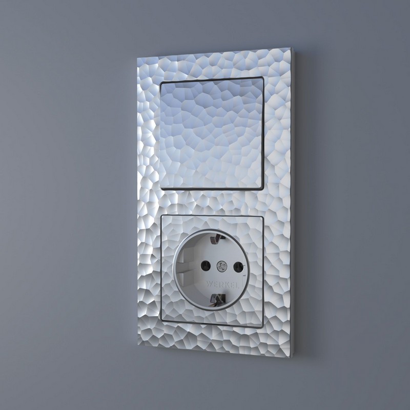 Рамки Werkel Hammer Рамка Werkel на 2 поста Hammer (серебряный) W0022406