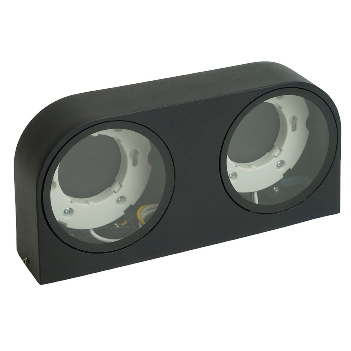 Уличные настенные светильники Светильник садово-парковый Feron DH1203 на стену GX53 черный 51328