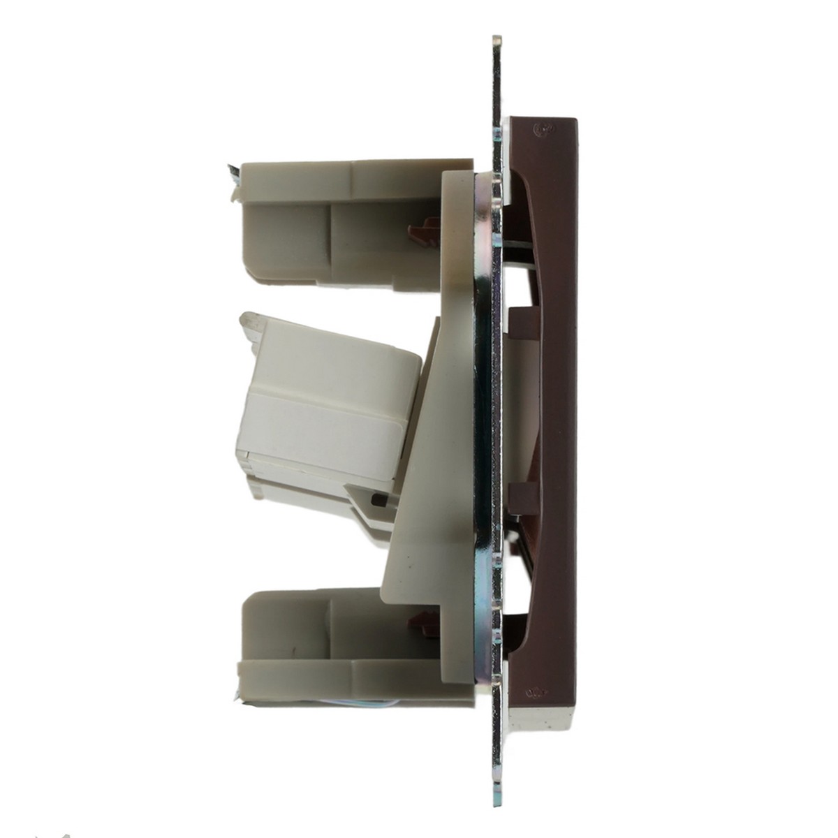 Катрин - Розетки и выключатели Stekker Розетка компьютерная 2-местная RJ-45 STEKKER GLS00-7109-04 Катрин шоколад 50006