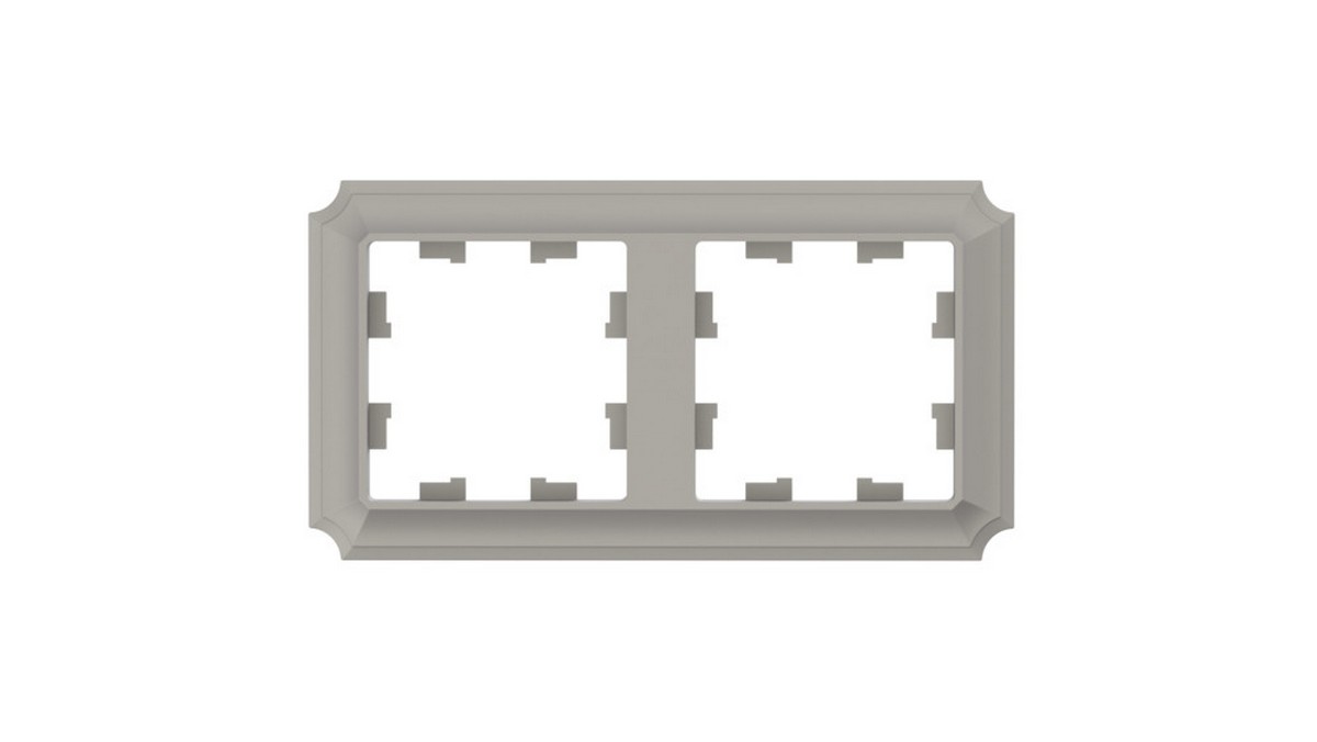 AtlasDesign Рамки Antique Рамка Systeme Electric AtlasDesign Antique Шампань 2-ая, универсальная ATN100502