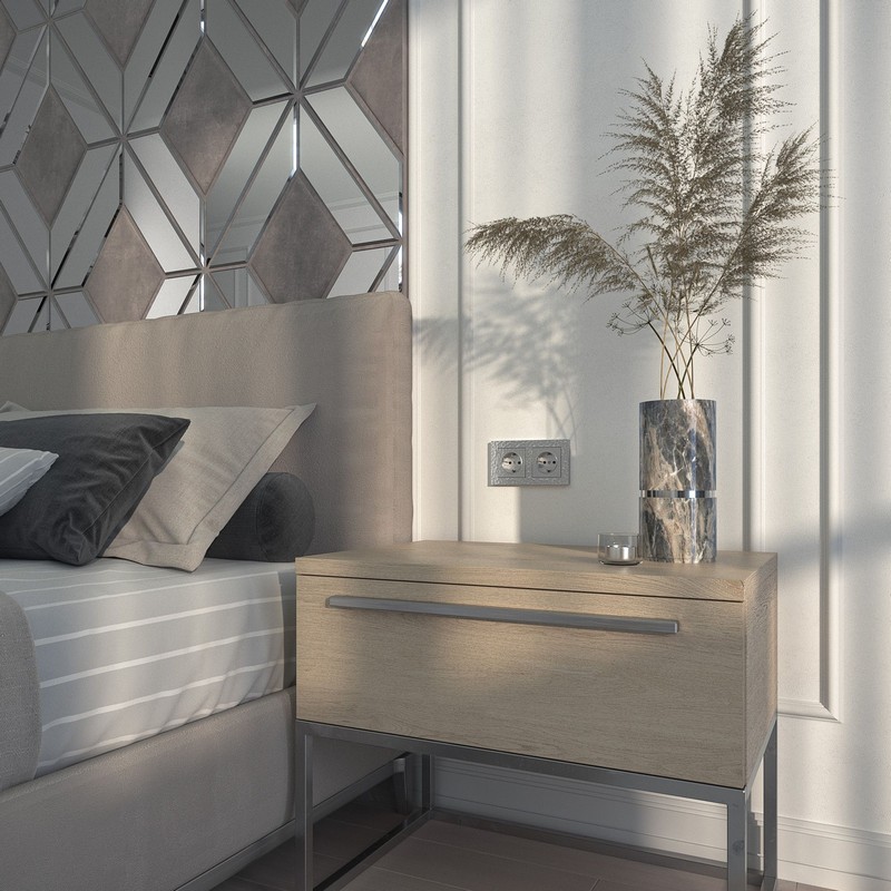 Werkel Серебряный Hammer механизмы Розетка с заземлением Werkel Hammer W1271006 серебряный IP20