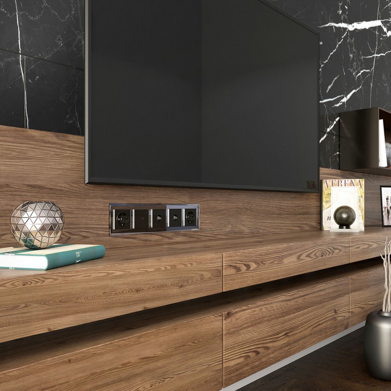 Рамки Werkel Diamant Рамка Werkel Diamant на 5 постов черный) W0051208