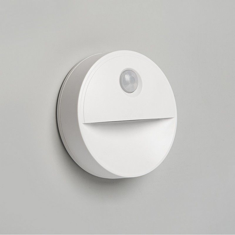 Встраиваемые светодиодные светильники Светильник светодиодный для лестницы с датчиком движения и освещенности Feron FN1221 0,5W белый 41882 