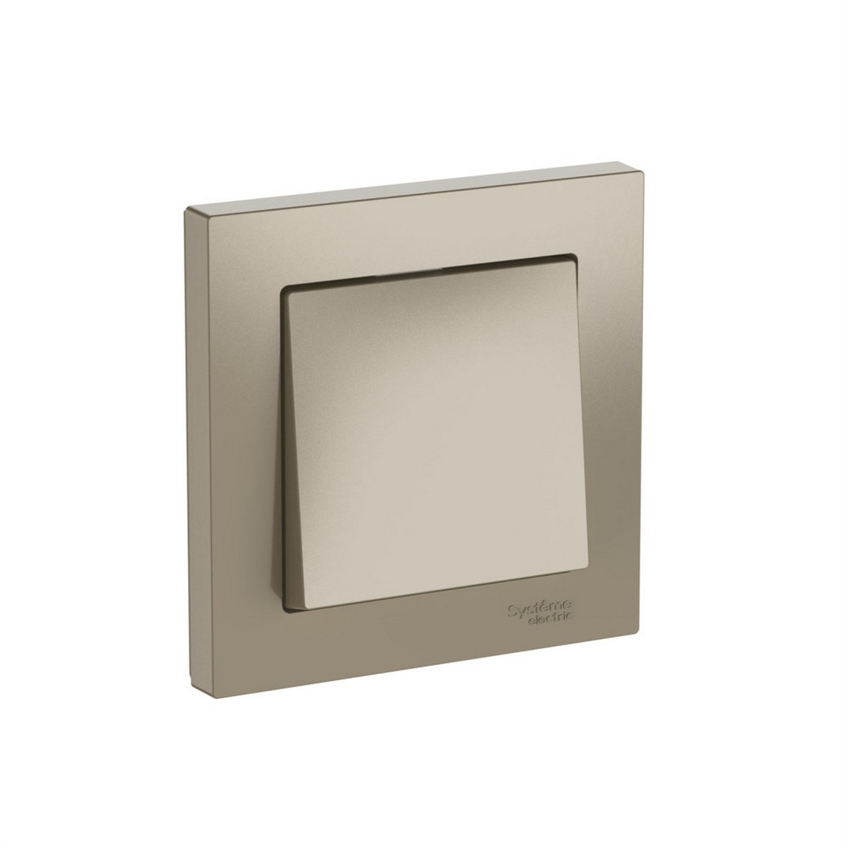 AtlasDesign Шампань Выключатель SE AtlasDesign Шампань 1-клавишный в сборе быстрозажим. клем. ATN000512S