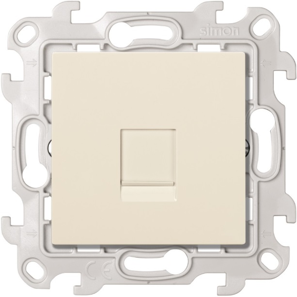 Розетки и выключатели Simon 24 Слоновая кость Розетка RJ45 Simon 24 Слоновая кость для передачи данных Cat.6 UTP 2410599-031
