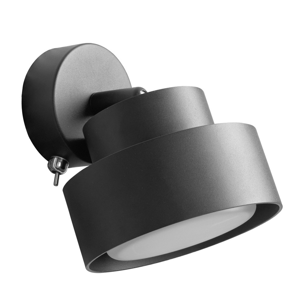 Накладные светодиодные светильники Светильник Feron HL3670 AURA 12W 230V GX53 чёрный 48412 
