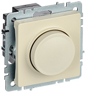 Светорегулятор IEK BRITE BASE Бежевый пов-наж. 600Вт СС10-1-0-БрКр BR-D20-0600-K10