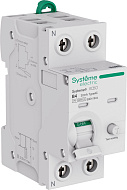 Дифференциальный автомат SE Systeme9 (АВДТ) 1P+N B 4A 6kA 30мА Тип-AC S9D41604