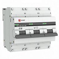 Автоматический выключатель EKF PROxima ВА 47-100 3P 32А (С) 10kA mcb47100-3-32C-pro