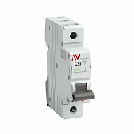 Автоматический выключатель EKF AVERES AV-6 DC 1P 25A (C) 6kA mcb6-DC-1-25C-av