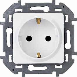 Розетка Legrand INSPIRIA Белый с заземлением 16 А 250 В 673720