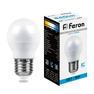 Лампа светодиодная Feron LB-550 E27 9W 6400K 230V 25806