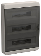 Корпус пластиковый IEK TEKFOR ЩРН-П-54 IP41 черн. прозр. дверь TF5-KP12-N-54-41-K01-K03