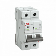 Автоматический выключатель EKF AVERES AV-6 (С) 2P 63А 6kA mcb6-2-63C-av