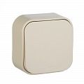 Legrand Quteo - Розетки и выключатели Накладные Розетки и выключатели Legrand Quteo Бежевый