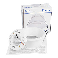 Светильник встраиваемый Feron DL513 потолочный GX53 белый (без лампы) 53305
