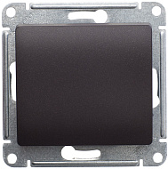 Переключатель Systeme Electric Glossa Шоколад 1-клавишный, сх.6, 10АХ механизм GSL000861