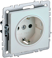 Розетка IEK BRITE с/з без шторок 16А РС11-1-0-БрЖ жемчуг BR-R11-16-K36