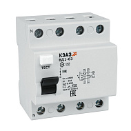 УЗО КЭАЗ ВДТ ВД1-63-4432-АС-УХЛ4 (4P 32 300mA) 222726